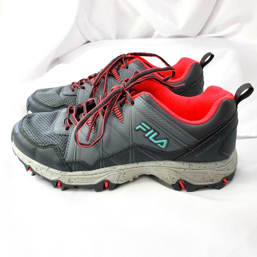 Fila AT Peake 24 TN 5JM01954-263 Womens Gray Synthetic Athletic Hiking Shoes 8.5 - Picture 2 of 9